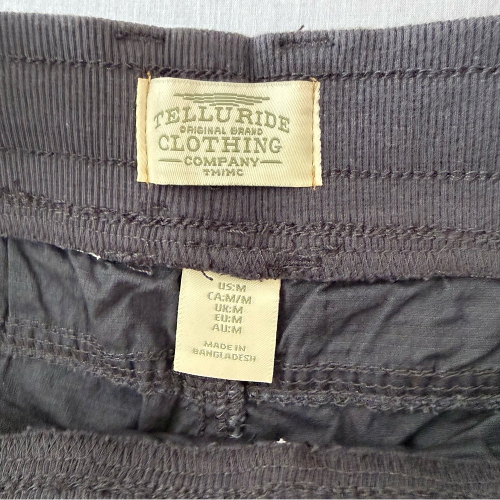 Casual Black Capris with Ties and Drawstring Waist NWT - Picture 3 of 9